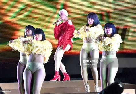 Rapper Cardi B Performs Onstage During Day 2 Of Rolling Loud Festival