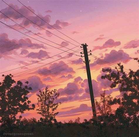 Brittnie On Twitter Sunset Painting Sunset Art Sky Painting