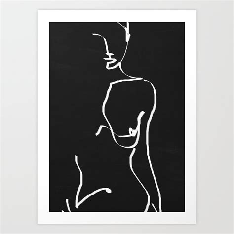 Abstract Nude Art Print By Dada Society