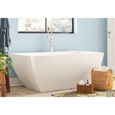 More images for 60 soaking tub freestanding » Vanity Art 59" x 30" Freestanding Soaking Bathtub ...