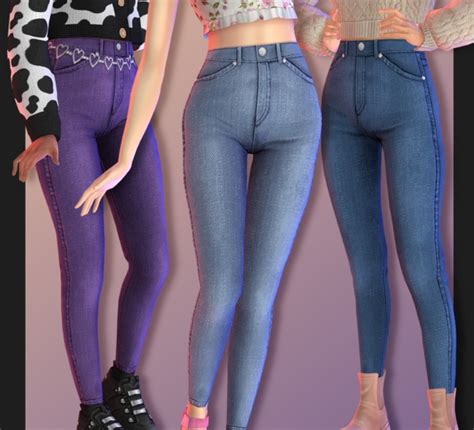 Work Hard Skinny Jeans Sims Galaxy