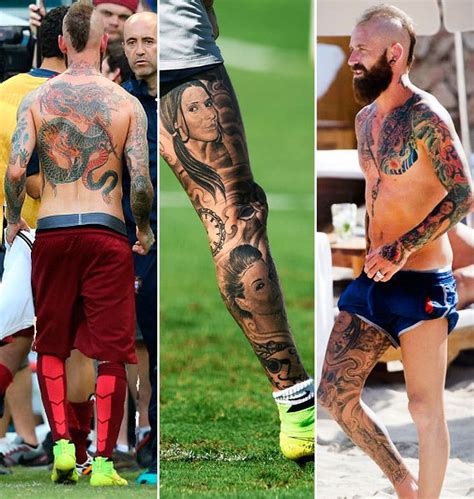 Top 8 Most Tattooed Football Players Soccer Players Soccer Player