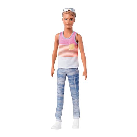Mattel Barbie Ken Fashionistas No11 Hyped On Stripes Dwk44 Fnh43
