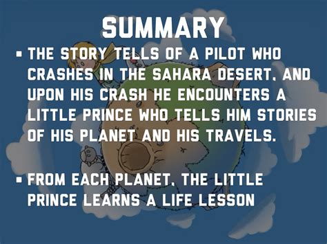 book summary little prince
