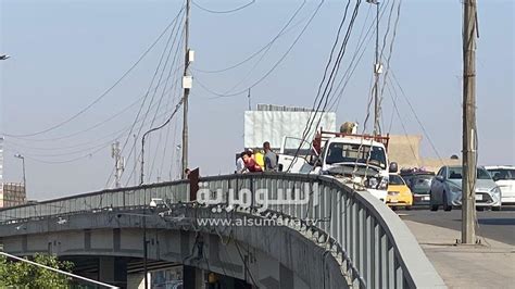 بعد أغلاقه للصيانة أعادة فتح جسر الأمانة في بغداد صور