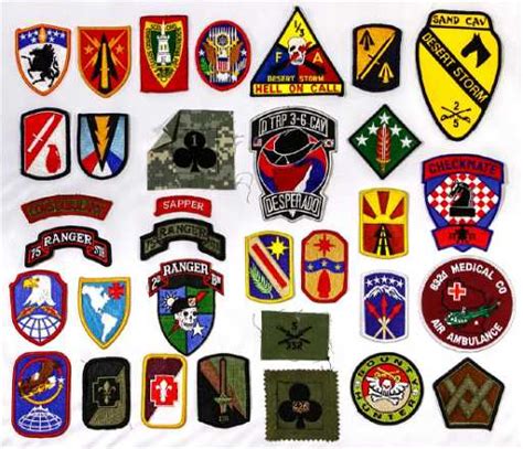 Vietnam And Current Us Military Insignia Assortment