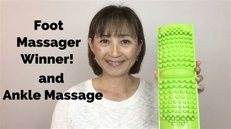 Massage Monday 448 Foot Massager Giveaway Winner And Ankle Massage Im Choosing The Lucky
