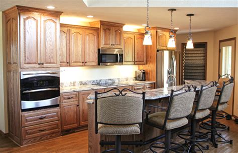 Read this post further to find the 11 attractive inspirations that you can use in your next project. Custom Red Oak Kitchen With Cambria Quartz - Conneaut Lake ...