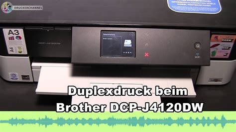 — — lets you check the serial number of your machine. Duplexdruck beim Brother DCP J4120DW - YouTube