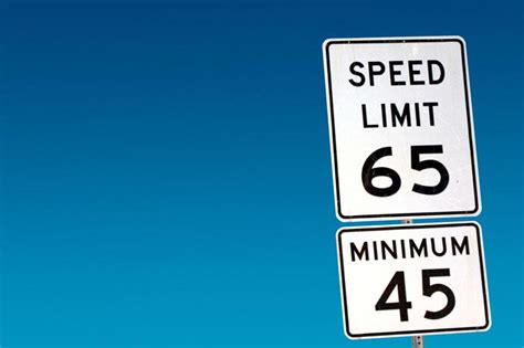Minimum Speed Limit Sign