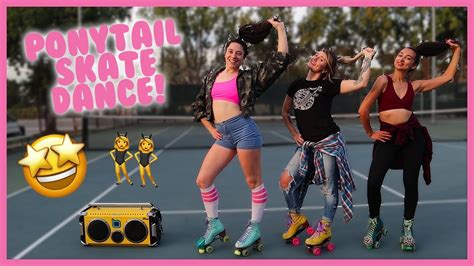 Skate Dance Choreography To Ponytail By The Haschak Sisters Youtube