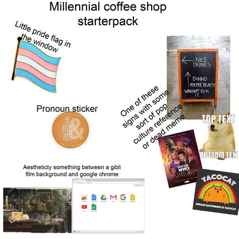 Millennial Coffee Shop Mini Pack Rstarterpacks