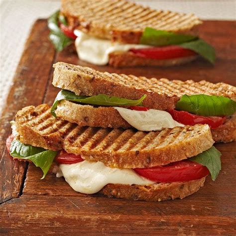 This cinnamon toast panini is filled with sweetness and can be topped off perfectly with a scoop of ice. Caprese Panini | Recipe (With images) | Vegetarian recipes dinner healthy, Recipes, Healthy ...