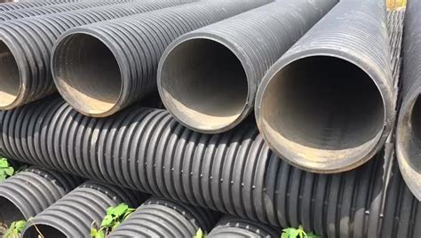 Hdpe Material Pe 100 10 Inch Double Wall Corrugated Culvert Pipe For