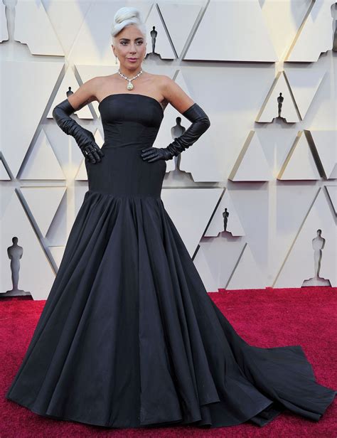 Lady Gaga Oscars 2019 Red Carpet Celebmafia