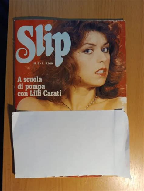 rivista per adulti slip 1987 lilli carati eur 8 50 picclick it