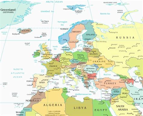 Seas In Europe Map 36 Intelligible Blank Map Of Europe And