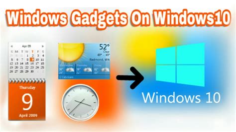 Get Windows 7 Gadgets On Windows 10 Youtube