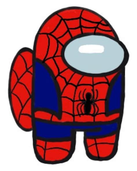 Spider Man Among Us Sticker Etsy