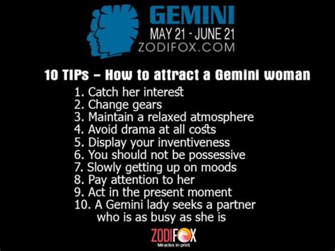 How To Attract A Gemini Woman 10 Tips To Seduce And Captivate His Heart