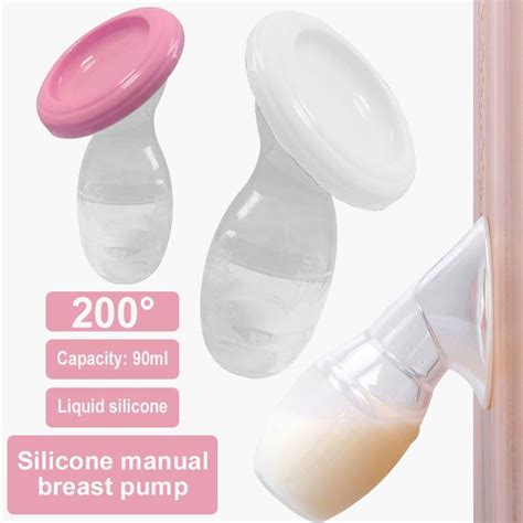silicone breastfeeding manual silicone breast pump sucking milk extractor shopee philippines