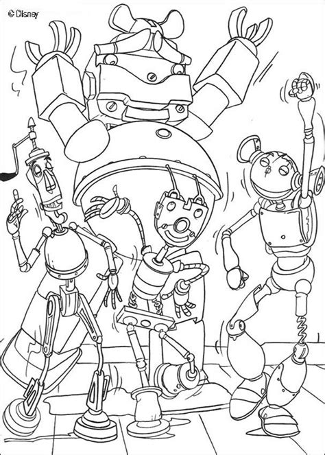 Rodney's robot friends coloring pages - Hellokids.com