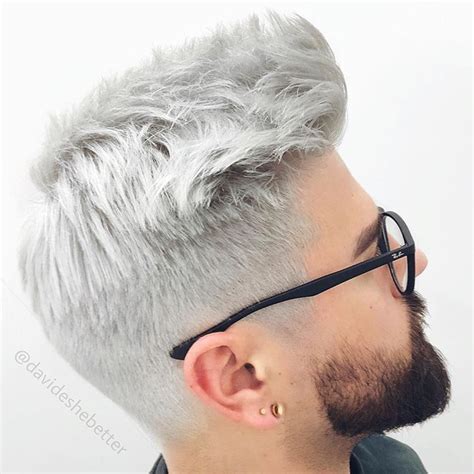 Whether you're looking to try out a new hair color but aren't ready to commit for the long haul or simply want to rock a fun new shade for a special night, temporary hair colors are super convenient and a great way to experiment before diving deep into the. Use #HairMenStyle @davideshebetter ️🔝👊🏻💥 | Platinum blonde ...