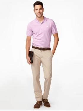 Make sure to tuck in your polo shirt and iron your khakis if you are