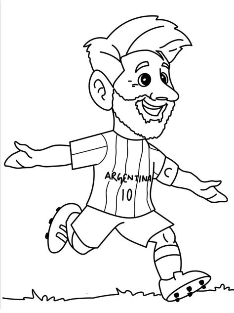 Messi Coloring Pages In Messi Cute Easy Drawings Messi Drawing The Best Porn Website