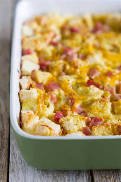 Ham And Cheese Easy Breakfast Casserole Recipe Taste And Tell