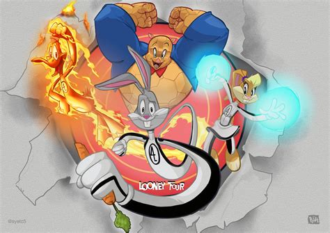 Looney Tunes X Fantastic Four Mashup On Behance