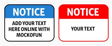 Notice Sign Templates Free Printable