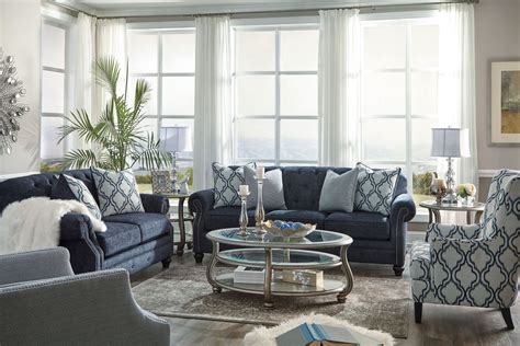 Lavernia Navy Sofa From Ashley Coleman Furniture