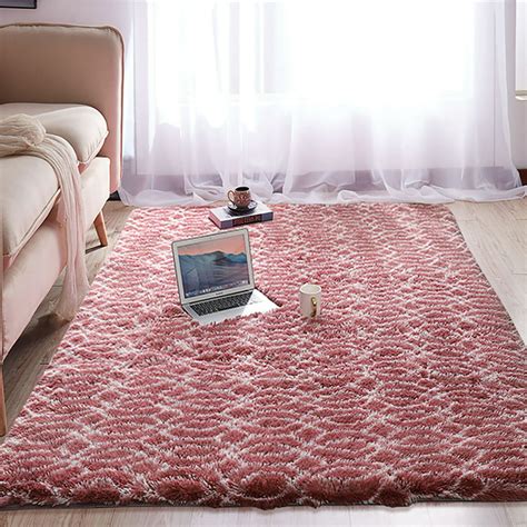 Rectangular Large Fluffy Skin Friendly Soft Carpet Area Rug For Home