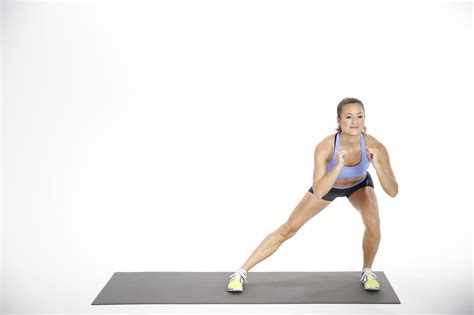 Low Lateral Lunge Popsugar Fitness