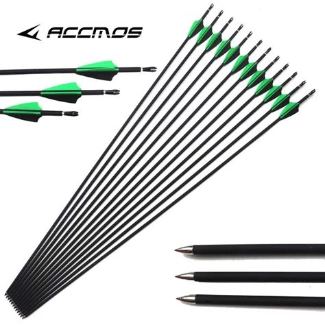 31 Archery Hunting Mix Carbon Spine 350 Arrows Shooting Target Black