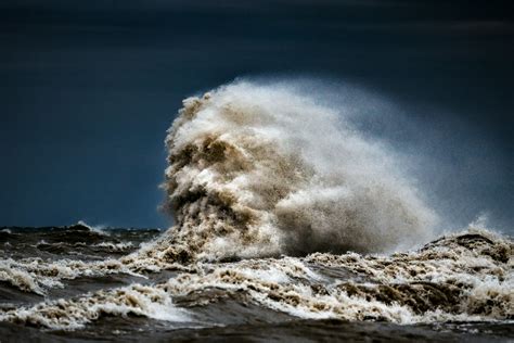 Forceful Waves Rip Across Lake Erie In Tempestuous Photos By Trevor