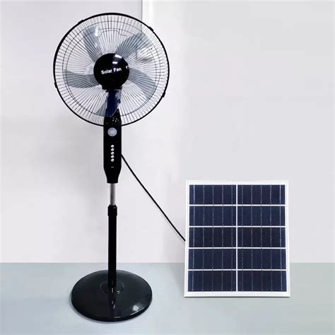 Rechargeable Pedestal Fan Full Stand Fan 16 Inches With Battery 12v China Stand Fan And