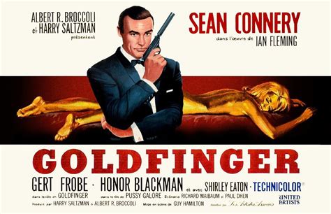 James Bond 007 Goldfinger Movie Poster 11x17 In 28x43 Cm