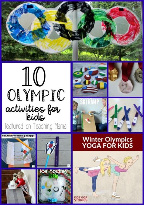 10 Olympic Activities For Kids Olympics Activities Olympic Games For
