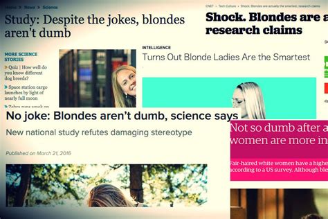The Dumb Blonde Stereotype Is A Myth And So Is This Scientific Conclusion Dispelling It Vox