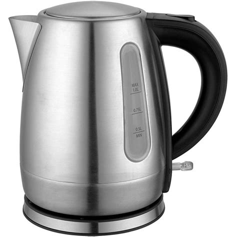 Healthy Choice Electric Kettle Stainless Steel Wcordless Base 1l