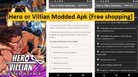 Hero Or Villain Battle Royale Mod Apk V122 Unlimited Moneyresources