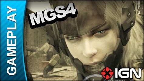 Metal Gear Solid 4 Raiden Vs Gekko Gameplay Ign