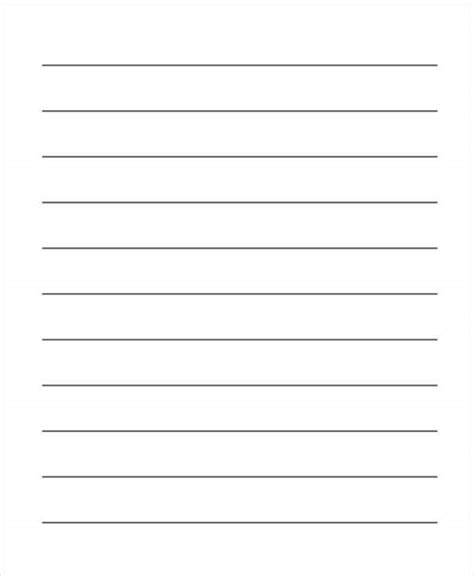 39 Printable Lined Paper Templates
