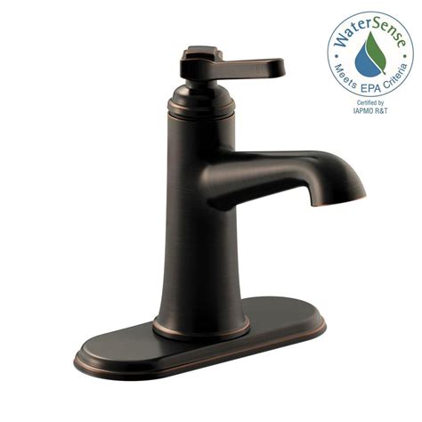 Kohler type oil rubbed bronze faucet spout only 7 inches. KOHLER Georgeson Single Hole Single Handle Water-Saving ...
