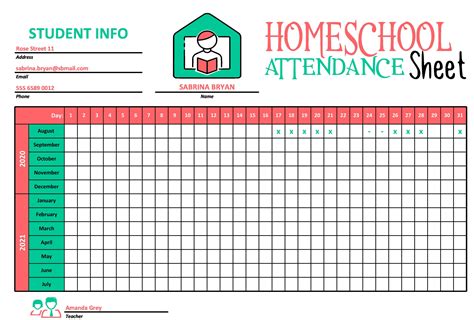 30 Printable Attendance Sheet Templates Free Templatearchive