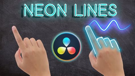 Neon Glowing Lines Effect Animation Davinci Resolve 17 Tutorial Youtube