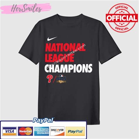 Philadelphia Phillies Nike National League Champions 2022 Shirt Hersmiles
