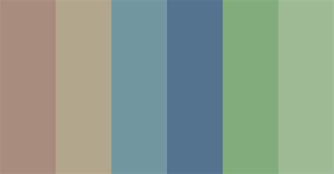 Muted Earthy Tones Color Scheme Blue